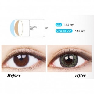 LENSME Mega Look M3 GRAY(月拋)